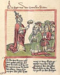  Weihe des Kaisers Otto III. durch Papst Gregor