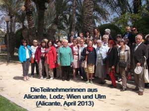 Teilnehmerinnen in Alicante 2013