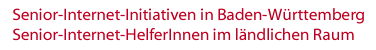 Senior-Internet-Initiativen in Baden-W&uuml;rttemberg